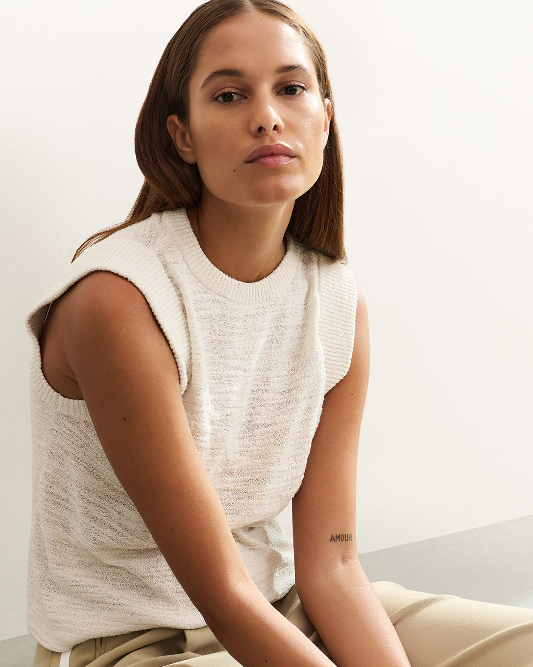 Texture Sleeveless