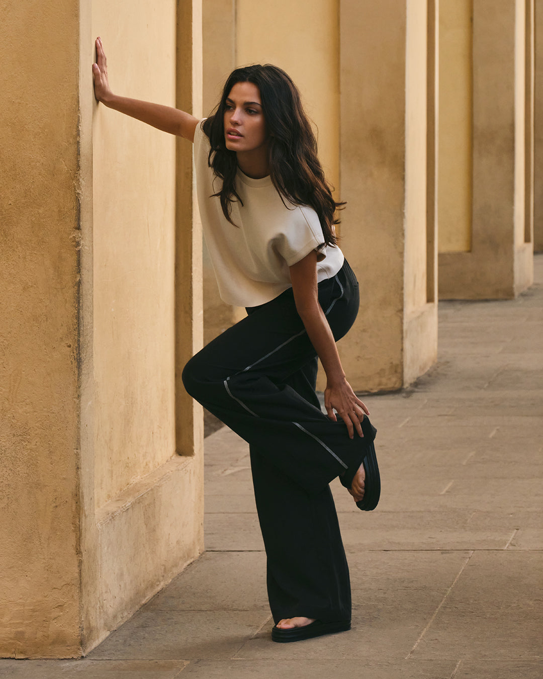 Wide Leg Stripe